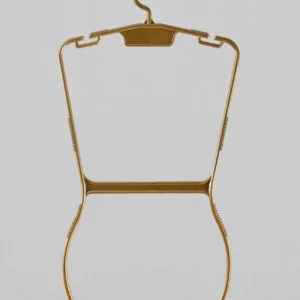 Cabide Silhueta Adulto Dourado