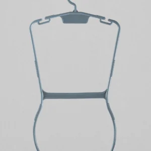 Cabide Silhueta Adulto Prateado